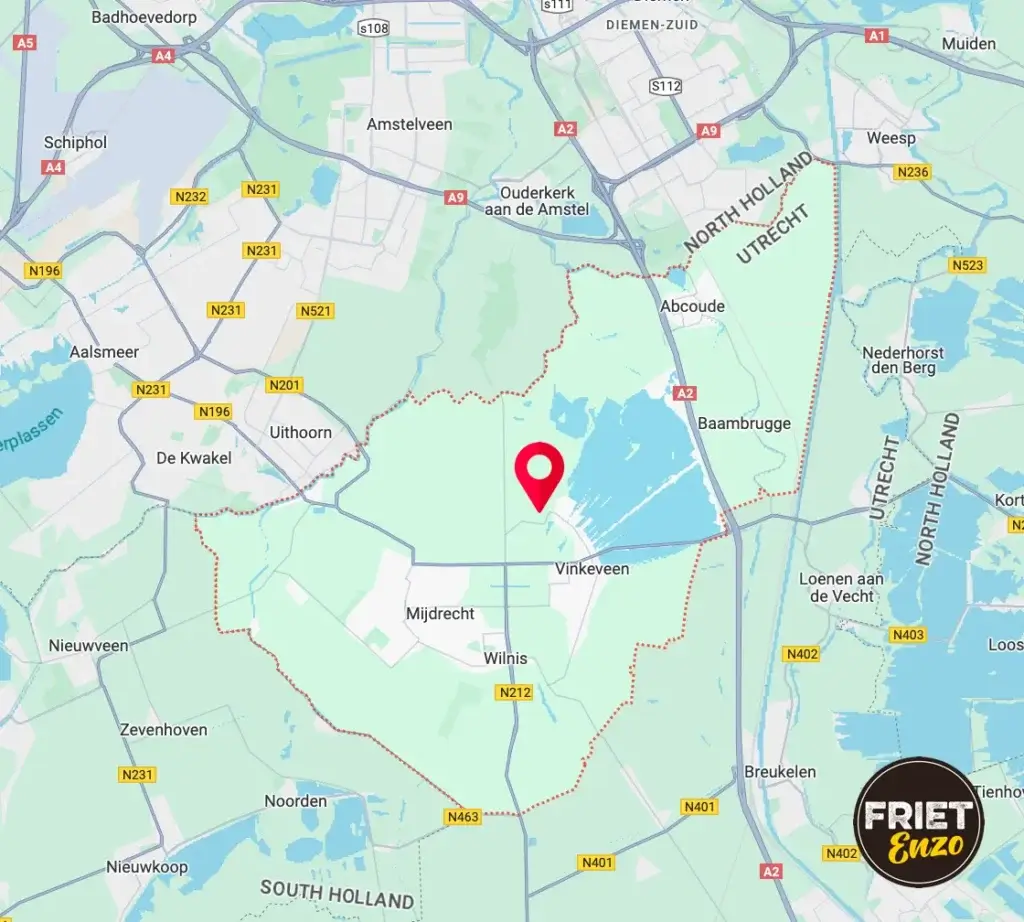 kaart mijdrecht abcoude